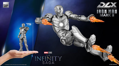 Pedido Figura DLX Iron Man Mark II 2 - Avengers: Infinity Saga marca Threezero 3Z0477 escala pequeña 1/12