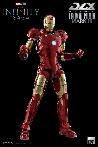 Pedido Figura DLX Iron Man Mark 3 - Avengers: The Infinity Saga marca Threezero 3Z02530H0 escala pequeña 1/12