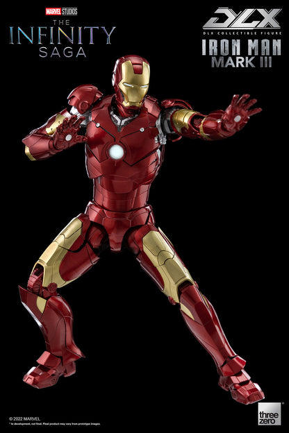 Pedido Figura DLX Iron Man Mark 3 - Avengers: The Infinity Saga marca Threezero 3Z02530H0 escala pequeña 1/12