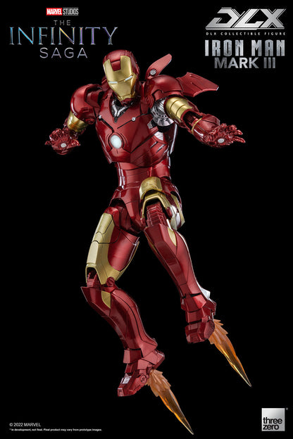 Pedido Figura DLX Iron Man Mark 3 - Avengers: The Infinity Saga marca Threezero 3Z02530H0 escala pequeña 1/12