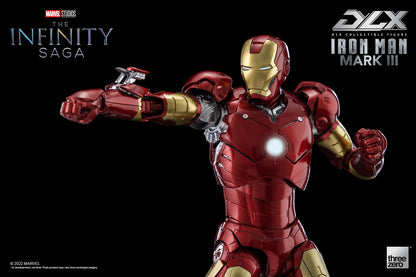 Pedido Figura DLX Iron Man Mark 3 - Avengers: The Infinity Saga marca Threezero 3Z02530H0 escala pequeña 1/12