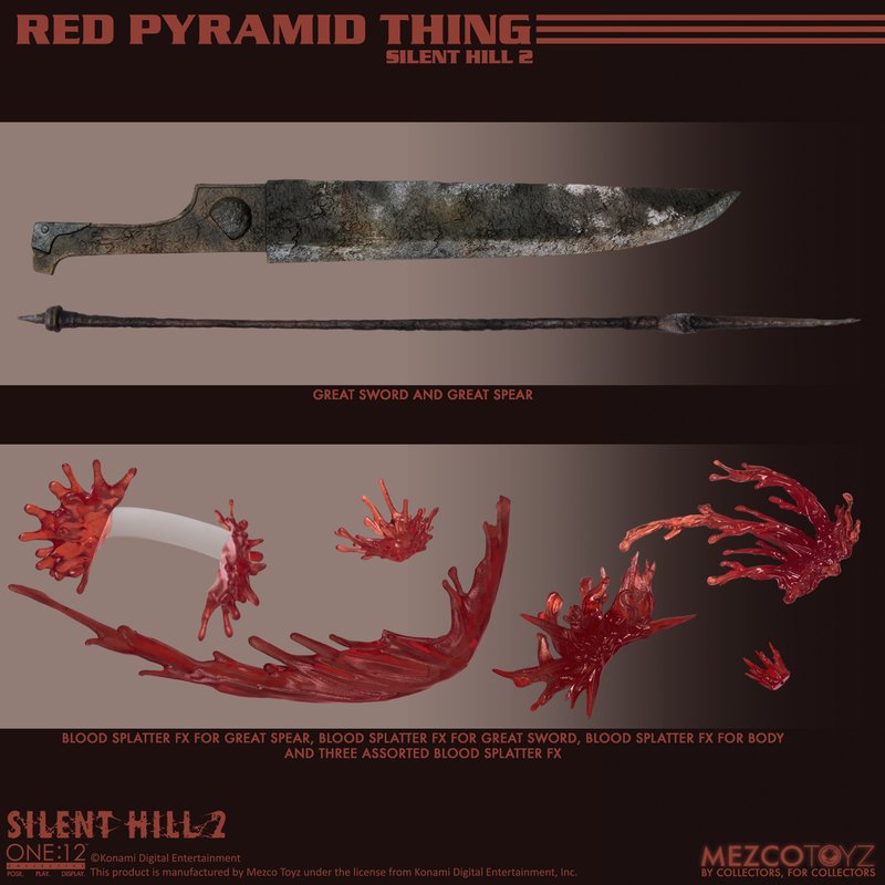 Pedido Figura Red Pyramid Thing - Silent Hill 2 One:12 Collective marca Mezco Toyz 75503 escala pequeña 1/12