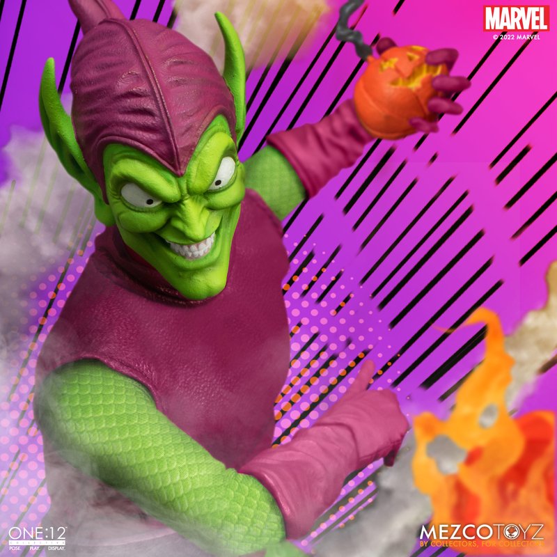 Pedido Figura Green Goblin Deluxe Edition - One:12 Collective marca Mezco Toyz 76464 escala pequeña 1/12