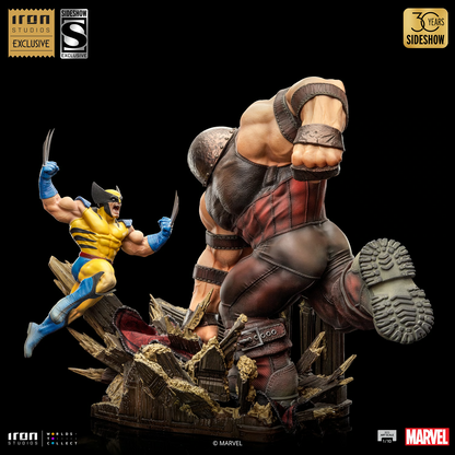 Preventa Estatua Wolverine vs Juggernaut (EXCLUSIVE) (Limited Edition) - X-Men marca Iron Studios escala de arte 1/10