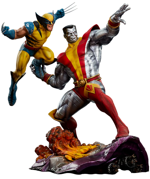 Preventa Estatua Marvel Colossus & Wolverine (Fastball Special) - Premium Format marca Sideshow Collectibles (61 cm)