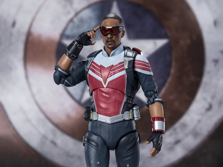 Pedido Figura The Falcon - The Falcon and the Winter Soldier - S.H.Figuarts marca Bandai Spirits escala pequeña 1/12