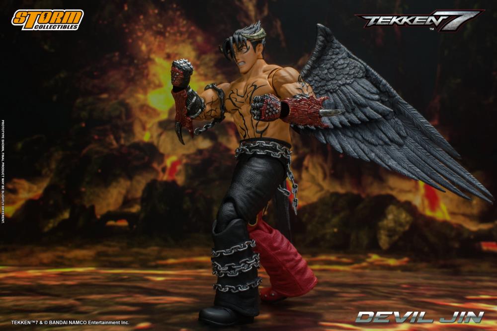 Pedido Figura Devil Jin - Tekken 7 marca Storm Collectibles escala pequeña 1/12