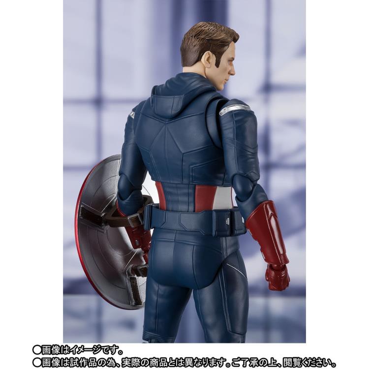 Pedido Figura Captain America (Cap vs. Cap) - Avengers: Endgame - S.H.Figuarts marca Bandai Spirits escala pequeña 1/12