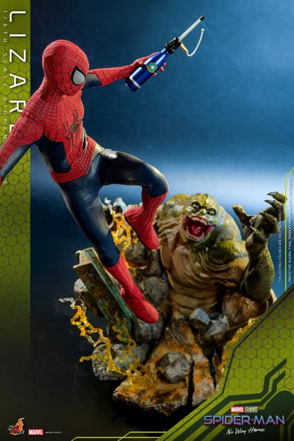 Preventa Base Diorama Lizard - Spider-Man: No Way Home marca Hot Toys ACS013 escala 1/6