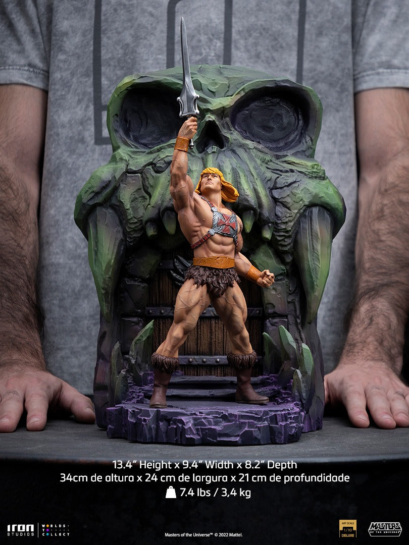 Pedido Estatua He-Man Deluxe - Masters of the Universe - marca Iron Studios escala de arte 1/10