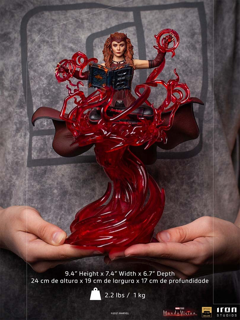 Pedido Estatua Scarlet Witch Deluxe - WandaVision marca Iron Studios escala de arte 1/10