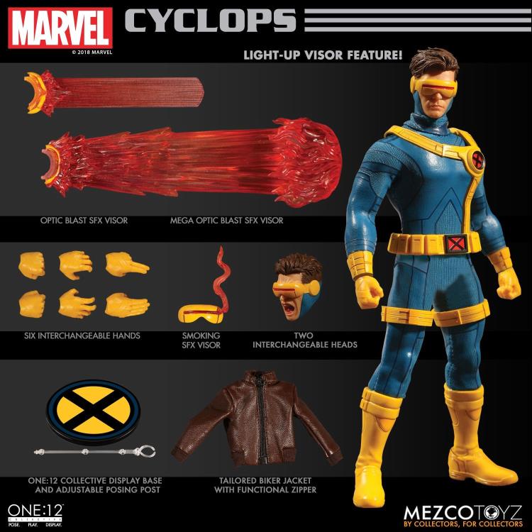 Pedido Figura Cyclops - Marvel - One:12 Collective marca Mezco Toyz 76922 escala pequeña 1/12