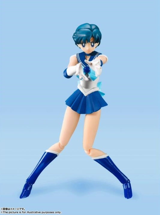 Pedido Figura Sailor Moon Mercury (Animation Color Edition) - Sailor Moon - S.H.Figuarts marca Bandai Spirits escala pequeña 1/12