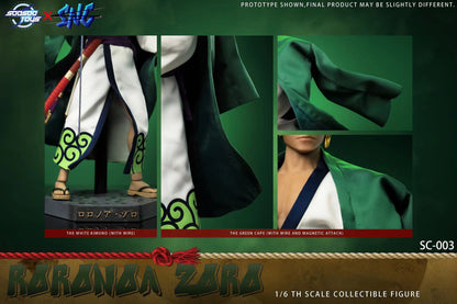 Preventa Set de ropa Roronoa ZORO marca Soosootoys x SNC SC-003 escala 1/6