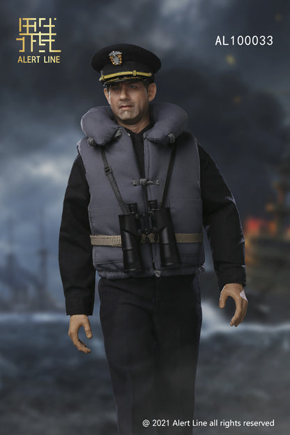 Pedido Figura WWII U.S. NAVY Destroyer Commander marca Alert Line AL100033 escala 1/6