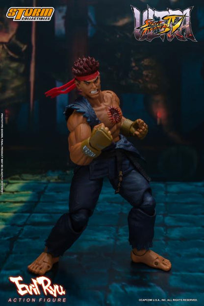 Pedido Figura Evil Ryu - Ultra Street Fighter IV marca Storm Collectibles escala pequeña 1/12