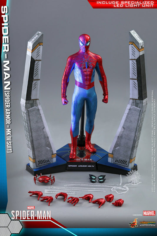 Pedido Figura Spider-Man ( Spider Armor MK IV Suit ) - Marvel´s Spider-Man marca Hot Toys VGM43 escala 1/6