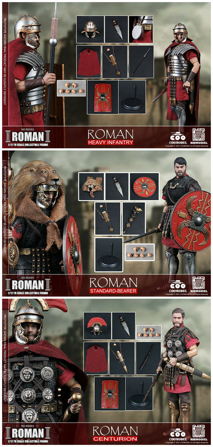 Pedido Figuras Roman (set triple) marca Coomodel x HHmodel RO001 / RO002 / RO003 escala pequeña 1/12