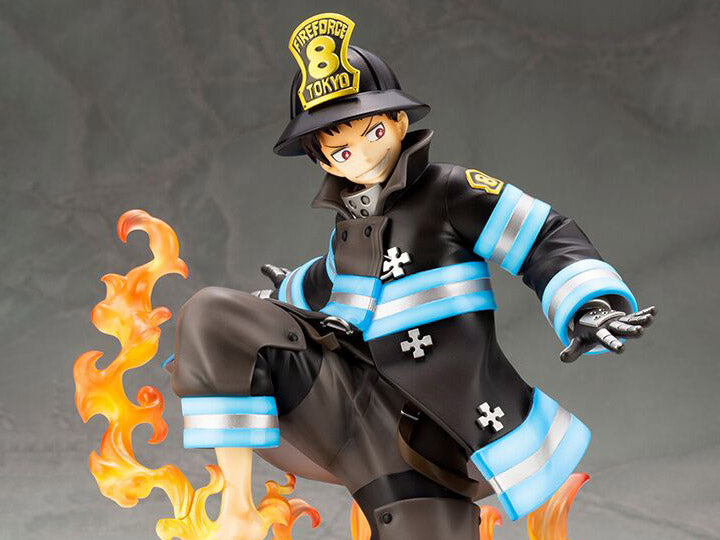 Pedido Estatua Shinra Kusakabe (con bono) - Fire Force - ArtFX J marca Kotobukiya escala 1/8