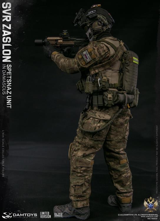 Preventa Figura SVR Zaslon in Damascus (Limited Version) - Russian Spetsnaz Unit marca Damtoys 78093F 1/6 escala 1/6