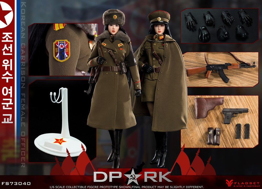 Pedido Figura DPRK North Korea Officer marca Flagset FS-73040 escala 1/6