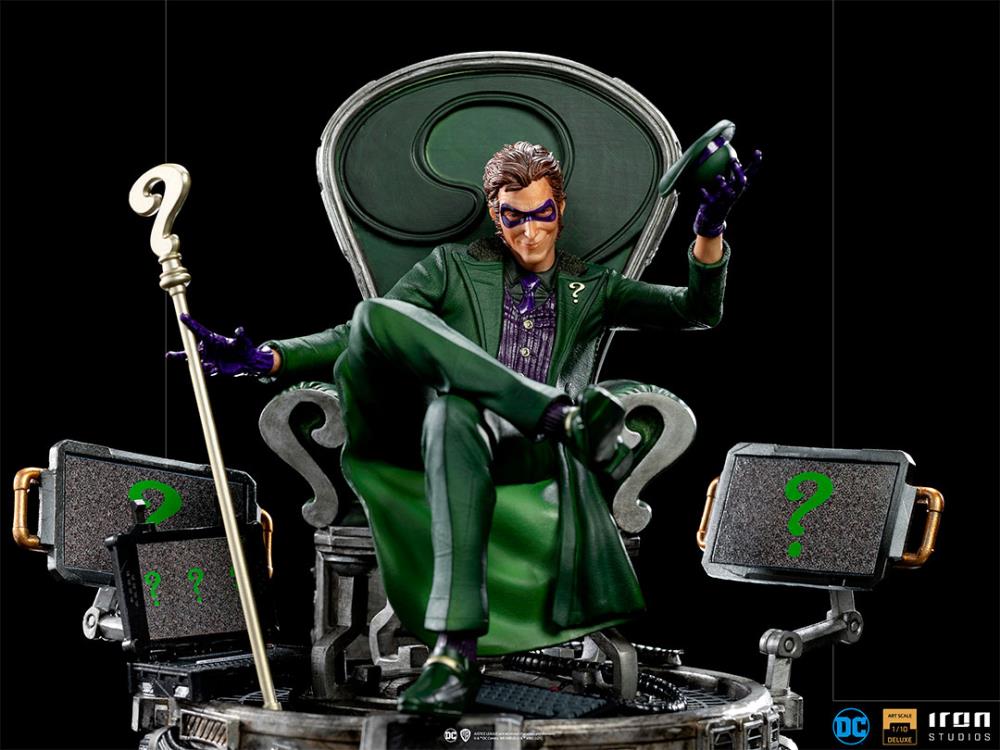 Pedido Estatua The Riddler Deluxe - DC Comics Series #7 marca Iron Studios escala de arte 1/10