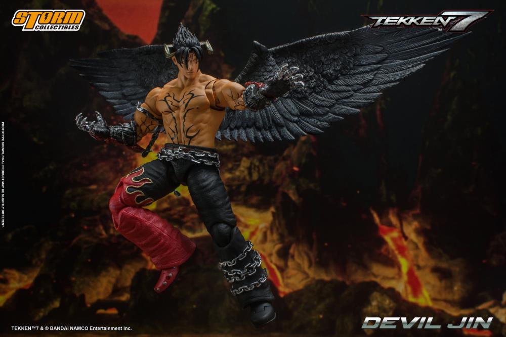 Pedido Figura Devil Jin - Tekken 7 marca Storm Collectibles escala pequeña 1/12