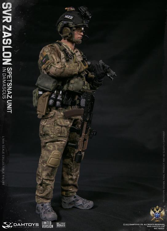 Preventa Figura SVR Zaslon in Damascus (Limited Version) - Russian Spetsnaz Unit marca Damtoys 78093F 1/6 escala 1/6