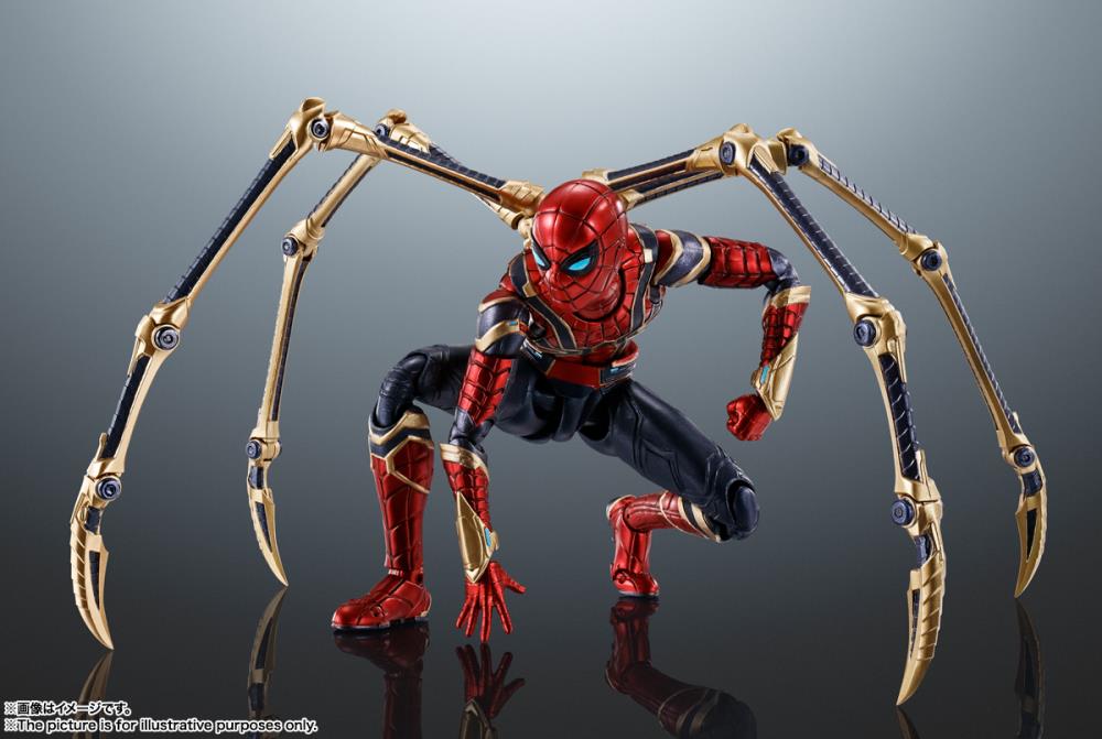 Pedido Figura Iron-Spider - Spider-Man: No Way Home - S.H.Figuarts marca Bandai Spirits escala pequeña 1/12