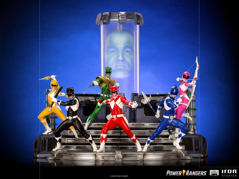 Pedido Estatua Blue Ranger - Mighty Morphin Power Rangers - Battle Diorama Series (BDS) - marca Iron Studios escala de arte 1/10