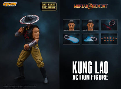 Pedido Figura Kung Lao (2021 Event Exclusive) - Mortal Kombat 2 VS Series marca Storm Collectibles escala pequeña 1/12