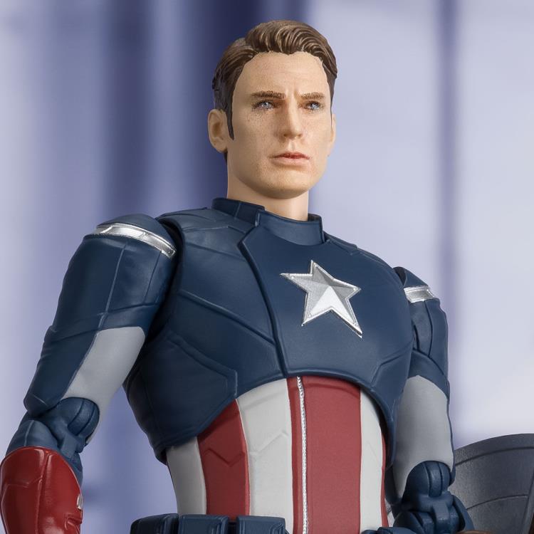 Pedido Figura Captain America (Cap vs. Cap) - Avengers: Endgame - S.H.Figuarts marca Bandai Spirits escala pequeña 1/12