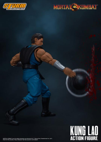 Pedido Figura Kung Lao - Mortal Kombat 2 VS Series marca Storm Collectibles escala pequeña 1/12