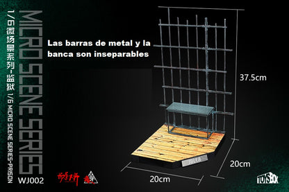 Pedido Diorama Prison Scene Base / Base de escena de prisión marca Toys Box WJ002 escala 1/6