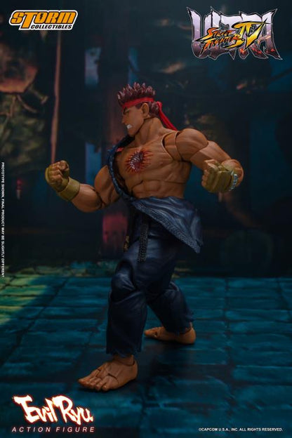 Pedido Figura Evil Ryu - Ultra Street Fighter IV marca Storm Collectibles escala pequeña 1/12