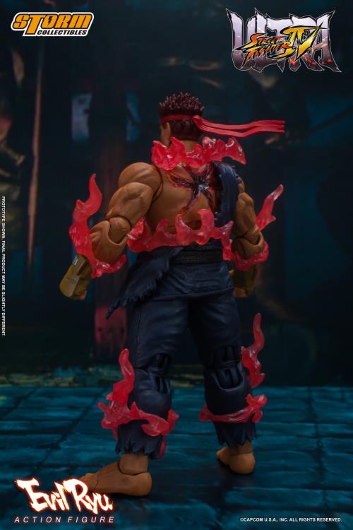 Pedido Figura Evil Ryu - Ultra Street Fighter IV marca Storm Collectibles escala pequeña 1/12