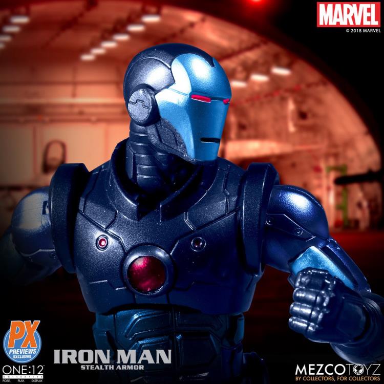 Pedido Figura Iron Man (Stealth Armor) - PX Previews Exclusive - Marvel One:12 Collective marca Mezco Toyz escala pequeña 1/12