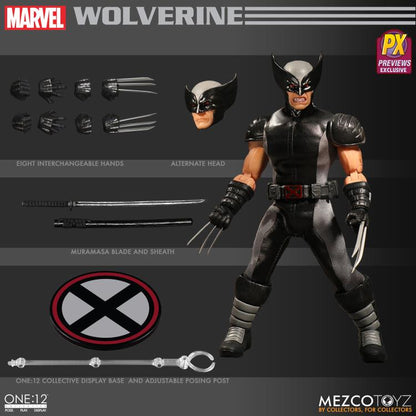 Pedido Figura Wolverine (X-Force) PX Previews Exclusive - Marvel - One:12 Collective marca Mezco Toyz escala pequeña 1/12