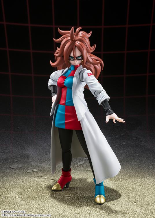 Pedido Figura Android 21 (Lab Coat) - Dragon Ball FighterZ - S.H.Figuarts marca Bandai Spirits escala pequeña 1/12