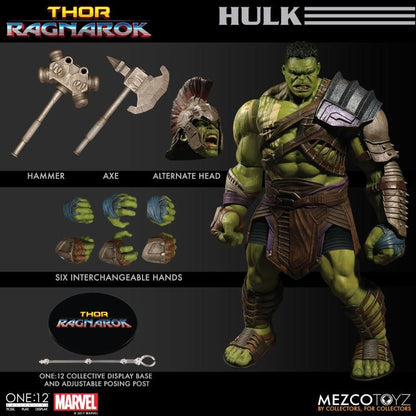 Pedido Figura Hulk - Marvel - One:12 Collective marca Mezco Toyz escala pequeña 1/12