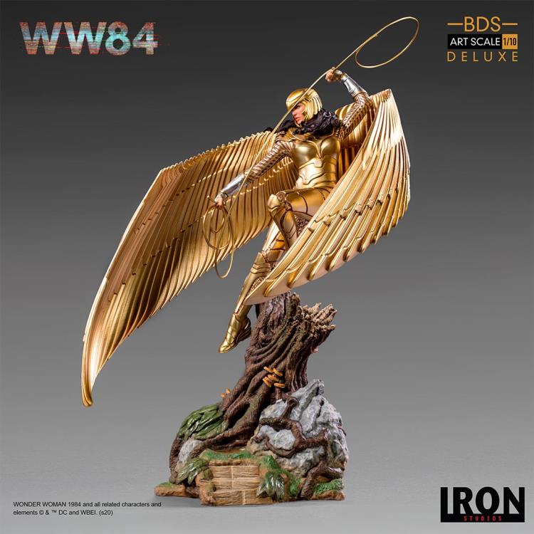 Pedido Estatua Wonder Woman Golden Armor Deluxe - Wonder Woman 1984 - Battle Diorama Series (DBS) Limited Edition marca Iron Studios escala de arte 1/10