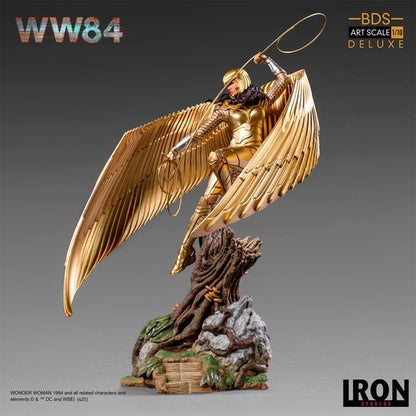 Pedido Estatua Wonder Woman Golden Armor Deluxe - Wonder Woman 1984 - Battle Diorama Series (DBS) Limited Edition marca Iron Studios escala de arte 1/10