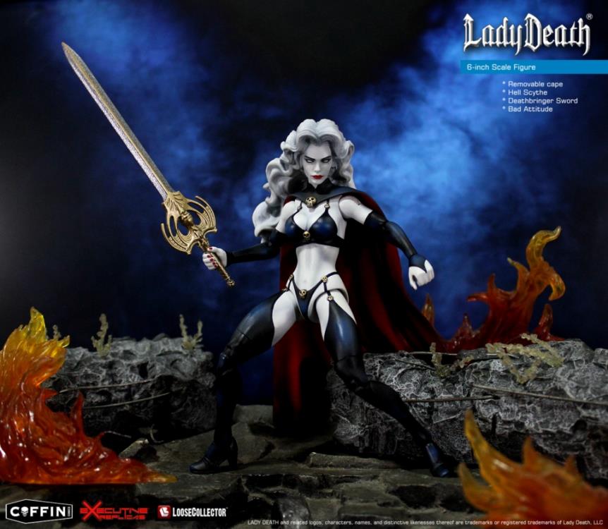 Pedido Figura Lady Death marca Executive Replicas escala pequeña 1/12