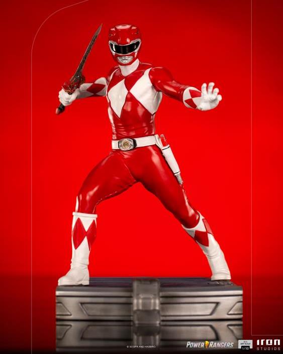 Pedido Estatua Red Ranger - Mighty Morphin Power Rangers - Battle Diorama Series (BDS) - marca Iron Studios escala de arte 1/10