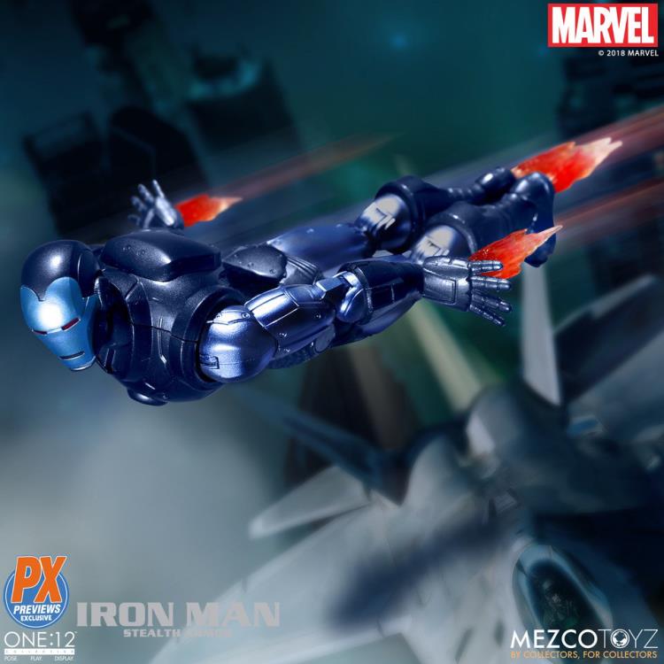 Pedido Figura Iron Man (Stealth Armor) - PX Previews Exclusive - Marvel One:12 Collective marca Mezco Toyz escala pequeña 1/12