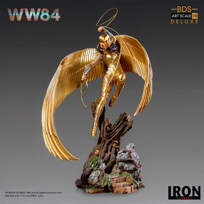 Pedido Estatua Wonder Woman Golden Armor Deluxe - Wonder Woman 1984 - Battle Diorama Series (DBS) Limited Edition marca Iron Studios escala de arte 1/10