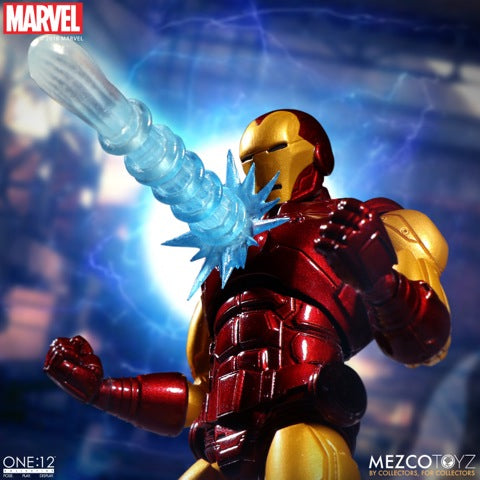 Pedido Figura Iron Man - Marvel - One:12 Collective marca Mezco Toyz escala pequeña 1/12