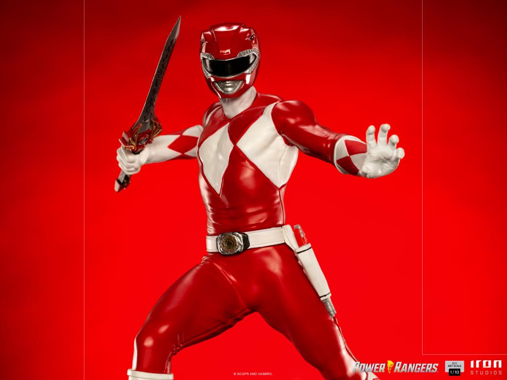 Pedido Estatua Red Ranger - Mighty Morphin Power Rangers - Battle Diorama Series (BDS) - marca Iron Studios escala de arte 1/10