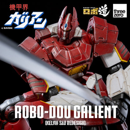 Preventa Figura ROBO-DOU Galient (Kelvin Sau Redesign) - Panzer World Galient marca Threezero 3Z0175 (24.5 cm)