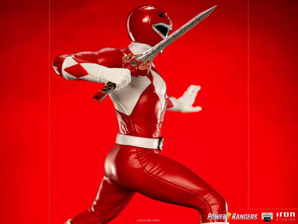 Pedido Estatua Red Ranger - Mighty Morphin Power Rangers - Battle Diorama Series (BDS) - marca Iron Studios escala de arte 1/10